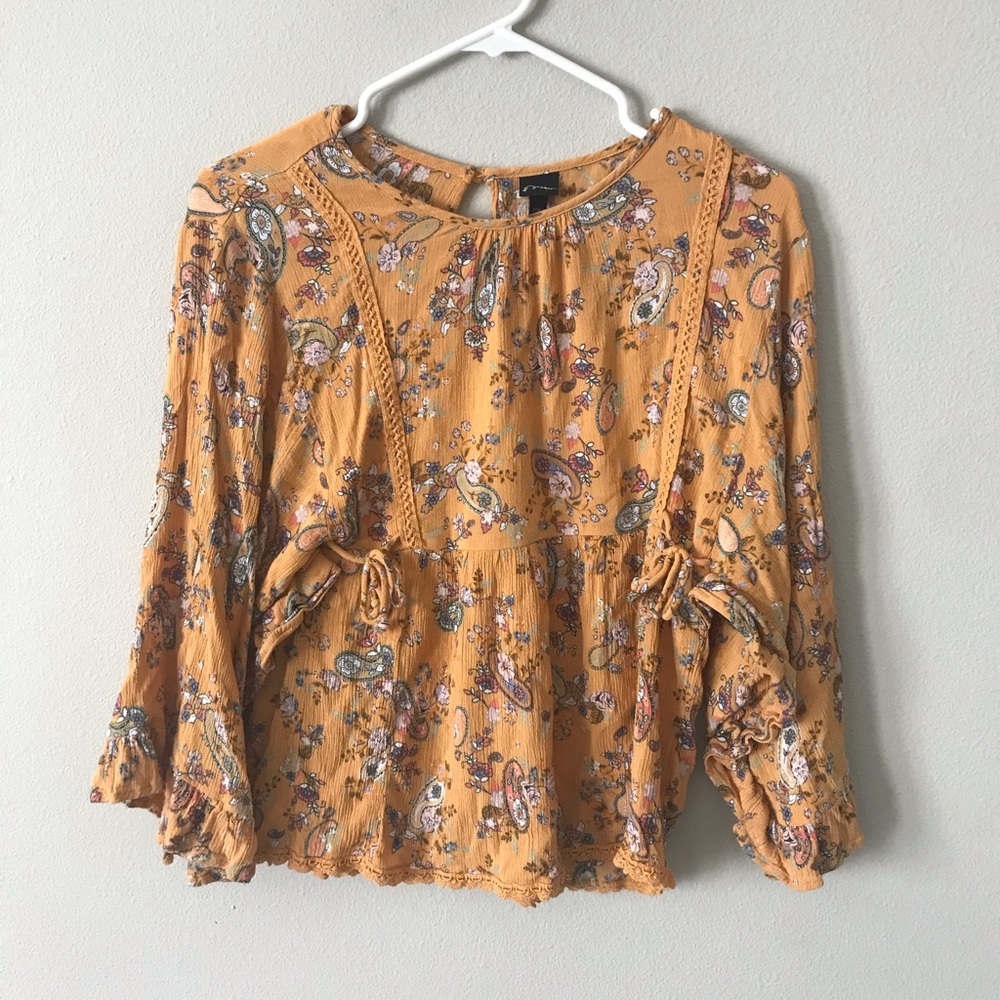 BLOUSE MUSTARD YELLOW
